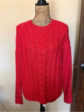 Loft red sweater